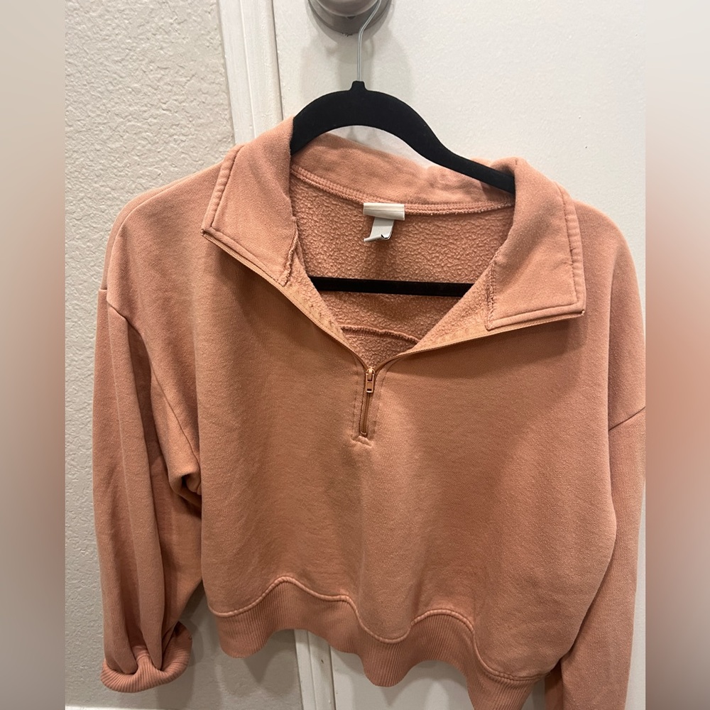 Half zipped sweater